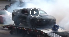 Mustang EXPLODES Tire on Dyno at 150MPH!