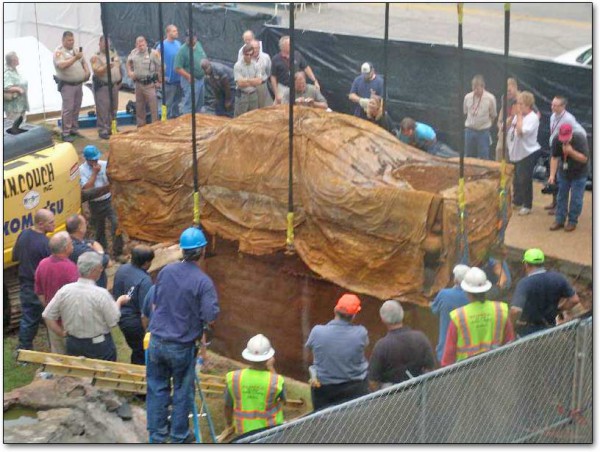 1957 Plymouth Belvedere burried for 50 years