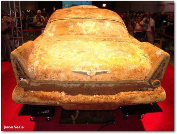 1957 plymouth belvedere time capsule rear end