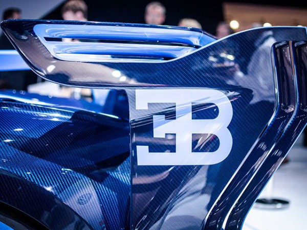 Bugatti Vision Gran Turismo rear spoiler close up