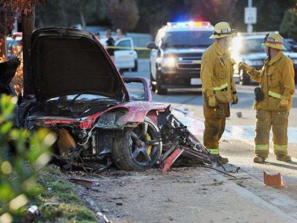 Porsche Carrera GT Paul Walker accident