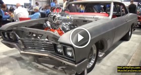 1972 Silver Buick Skylark at 2015 Sema Motor Show