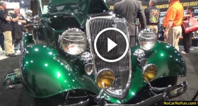 1934 Ford Cabriolet Classic Hot Rod built by John Kosmoski at 2015 Sema Motor Show