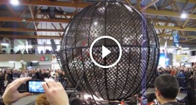 Cage Ball Stunt Riders at Brussels Expo 2013