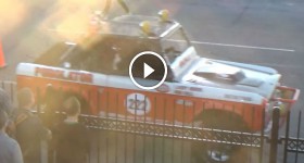 Car Parade arriving at SEMA Show Ignited 2015 part 3.