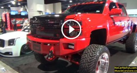 Chevy Duramax Lifted Truck DENHART American Force - 2015 Sema Motor Show