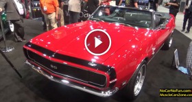 Custom Classic Chevrolet Camaro SS Convertible at 2015 Sema Motor Show