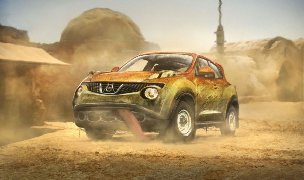 Jar Jar Binks Nissan Juke Juke front three quarters
