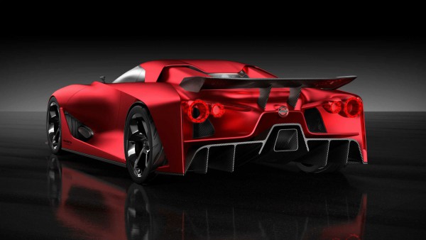 Nissan Concept 2020 Vision Gran Turismo rear three quarters view