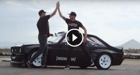 [HOONIGAN] Ryan Tuerck gets first go in Ken Block's Gymkhana Escort!