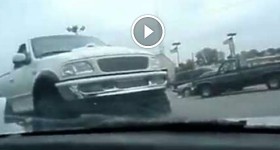 Don't steal a lifted trucks parking spot!