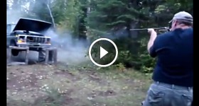 How to destroy a Old Ford Truck
