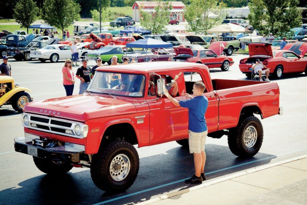1970 Dodge Crew Cab - Cummins Swap Power Wagon at event front three quarters