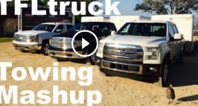 2015 Ford F-150 3.5L Turbo vs Chevy Silverado 6.2L vs Ram 5.7L HEMI Towing Mashup Review