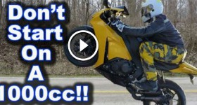 Why You Shouldn't Start on a 1000cc SuperBike Motorcycle