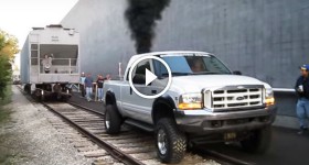 Ford Cummins Towing 98000 lb Rail Car
