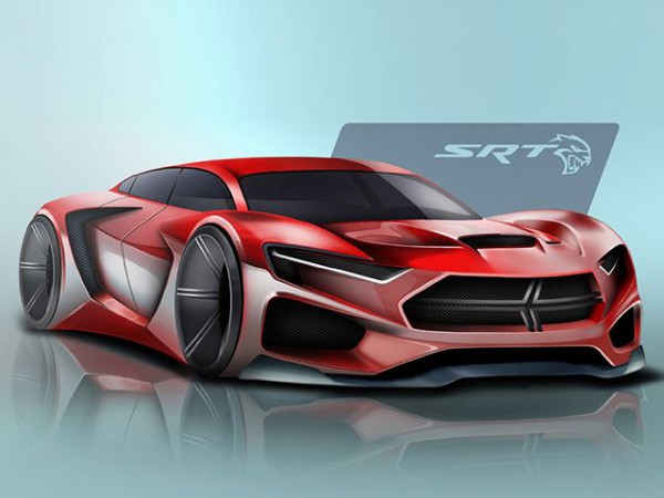 2025 Dodge SRT Hellcat concept front three quarters