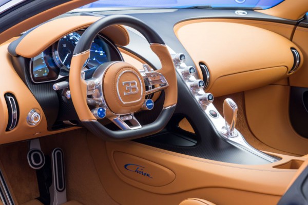 Bugatti Chiron interior view
