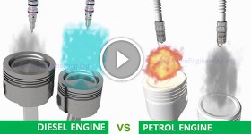 Difference between petrol and diesel engine