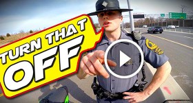 2009 Kawasaki ZX6R Pulled Over by the Coolest COP EVER!!!