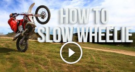 How to Slow Dirt Bike Wheelie with Geoff Aaron Dirt Bike Magazine