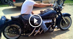 Lincoln Zephyr Flathead V12 Motorcycle