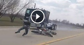 Motorcycle vs Dog different angle - motorcycle crash lucky bikes