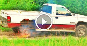 The Biggest Truck Burnout Ever!!!