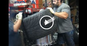 Install Mickey Thompson Tire 33X22X20 onto a 20X15 Intro Twisted Vista Rim