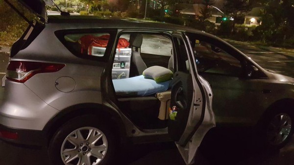 Ford Escape side view opened door