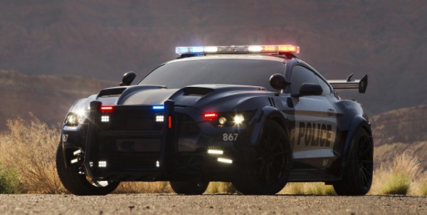 Transformers 5's Barricade Ford Mustang cop car