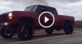 First gen Cummins crewcabs and melted tires