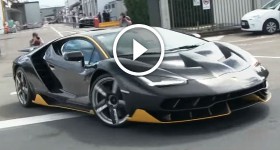 The $2.5 Million 2017 Lamborghini Centenario Driving on the Road!