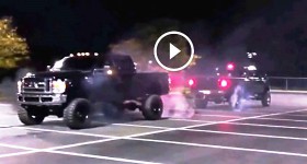 6.4 vs 7.3 powerstrokes tug of war face off