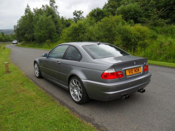 E46 BMW M3 rear three quarters