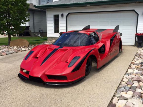 Ferrari Enzo Inspired Jet Car front three quarters view