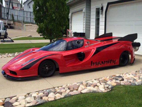 Ferrari Enzo Inspired Jet Car side three quarters view