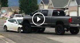 Hero RAM driver ends high-speed chase through park