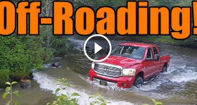 Dodge Ram Off Road + River Crossing! Spin Tires in Real Life