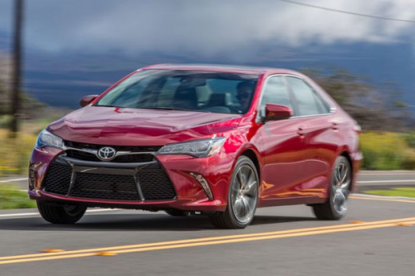 Toyota Camry front three quarters