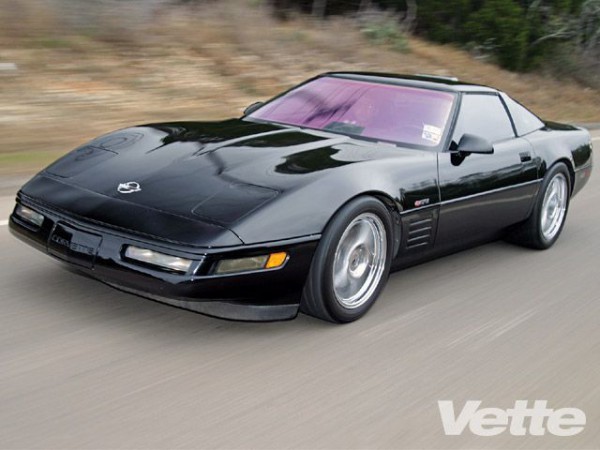 1990 C4 Corvette ZR1 front three quarters in motion
