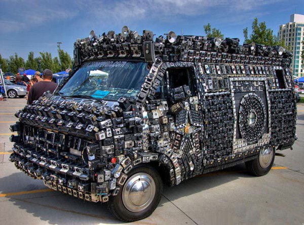 Custom made camera van