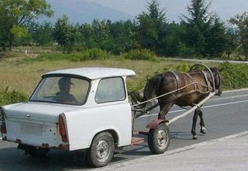 Custom made horse-drawn cart
