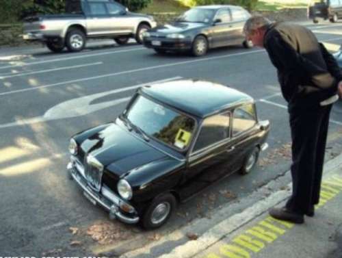Custom made itty bitty car