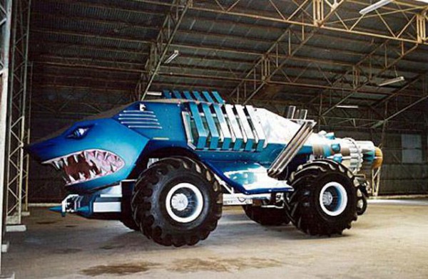 Custom made shark mobile