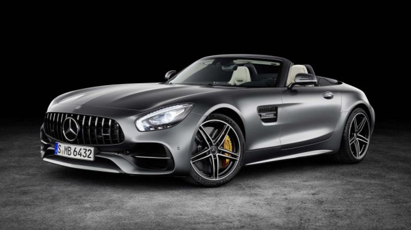 Mercedes AMG GT C Roadster front three quarters