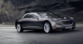 Varsovia electric concept car front three quarters in motion - cl