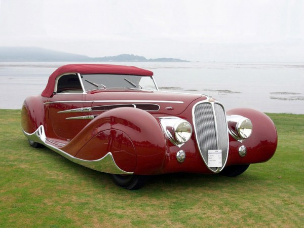 1938 Delahaye 165 Cabriolet front three quarters