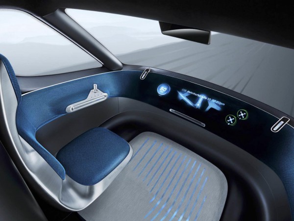 Mercedes Benz Vision Van interior view