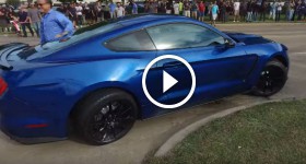 Ford Mustang Shelby GT350 crash coffee and cars Houston 4K 10.1.16 -